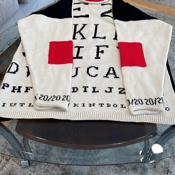 Vintage hand loomed cotton sweater in perfect condition - Picture 10 of 11